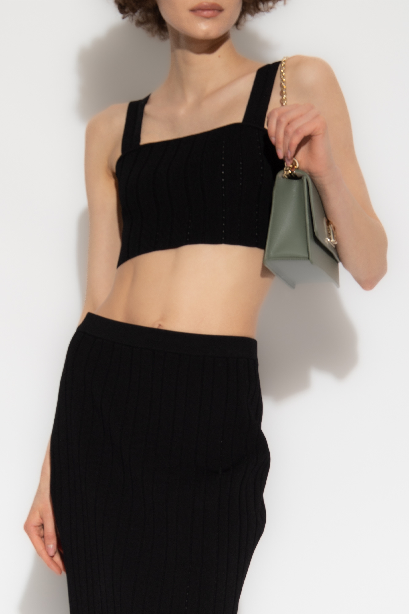 Black Crop top Proenza Schouler White Label Vitkac GB